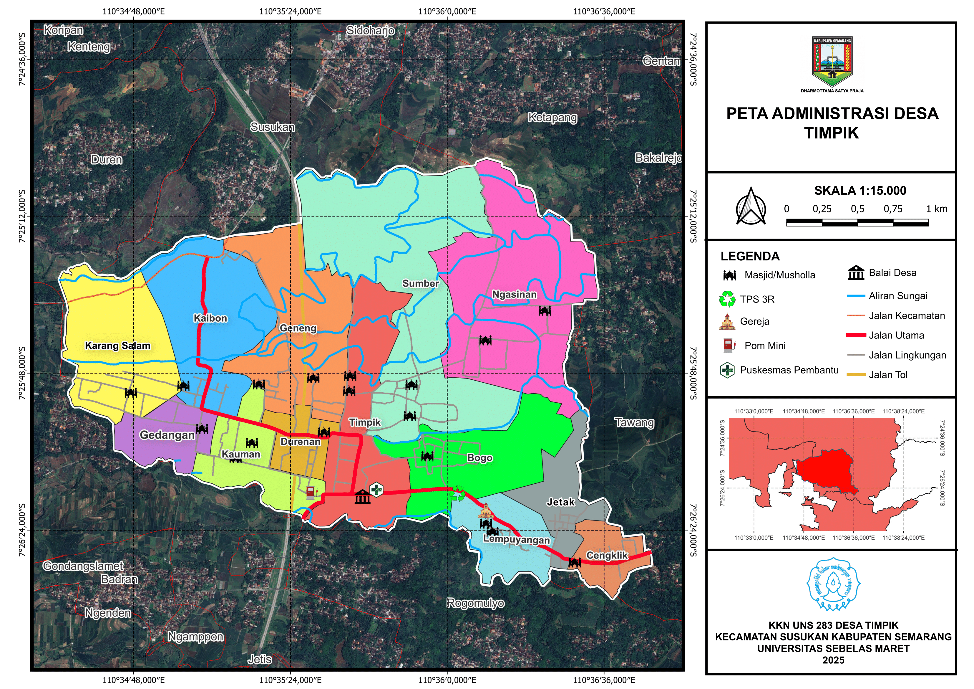 Peta Administrasi Desa